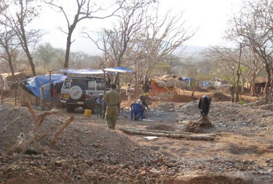 Winza Ruby Mine, Tanzania in August 2008