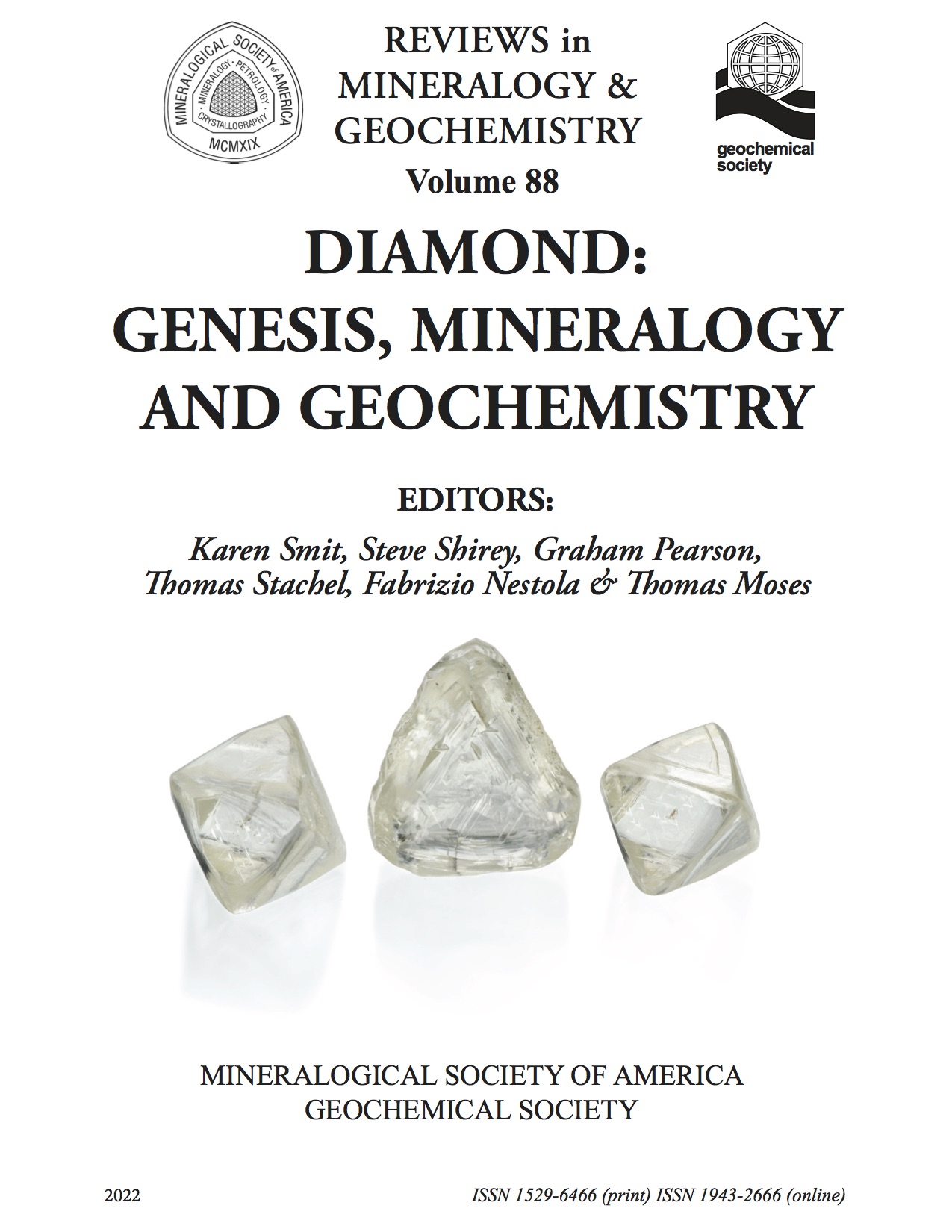 Front Cover of Reviews in Mineralogy and Geochemistry vol 88